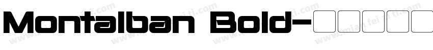 Montalban Bold字体转换